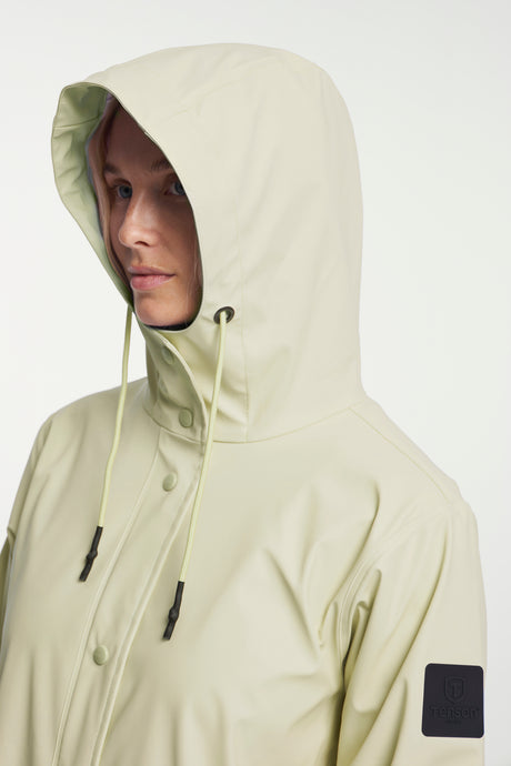 Tenson Apelviken PU Regnjakke Dame - Sand -