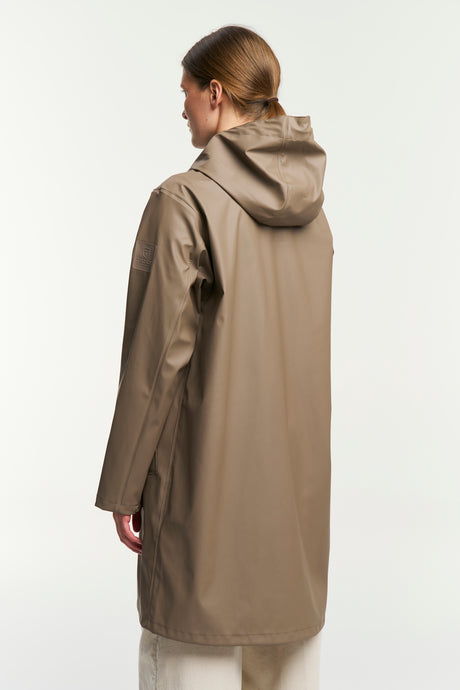 Tenson Apelviken PU Regnjakke Dame - Brown -