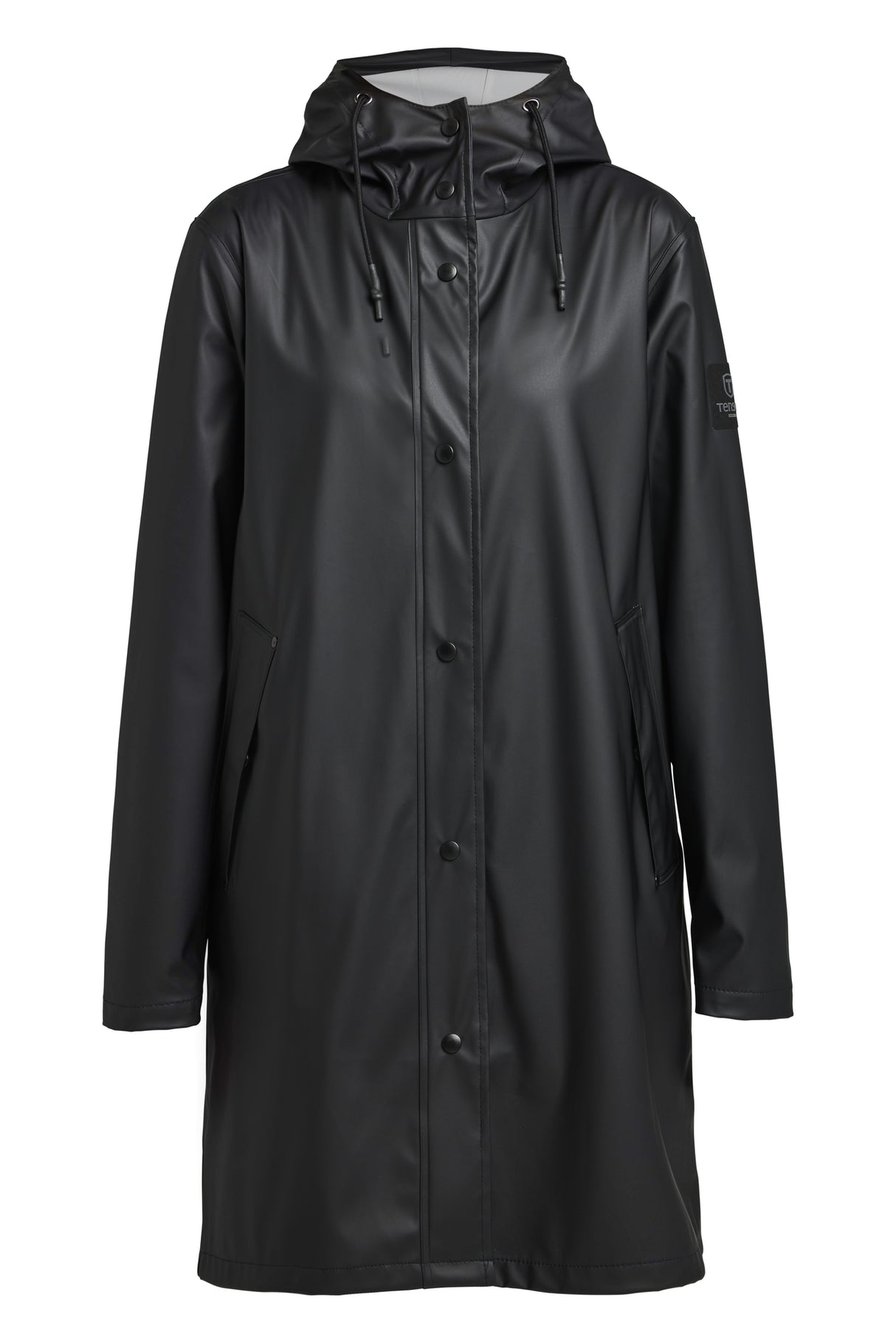 Tenson Apelviken PU Regnjakke Dame - Black - Black