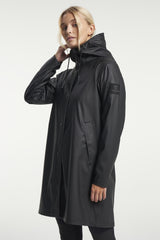 Tenson Apelviken PU Regnjakke Dame - Black -