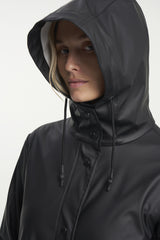 Tenson Apelviken PU Regnjakke Dame - Black -