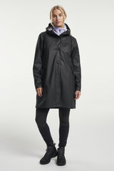 Tenson Apelviken PU Regnjakke Dame - Black -