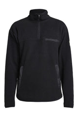 Tenson Yoke Half Zip Fleecejakke Herre - Black -