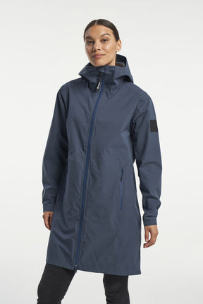 Tenson Misty Parka Women Frakke Dame - Dark Blue - Dark Blue