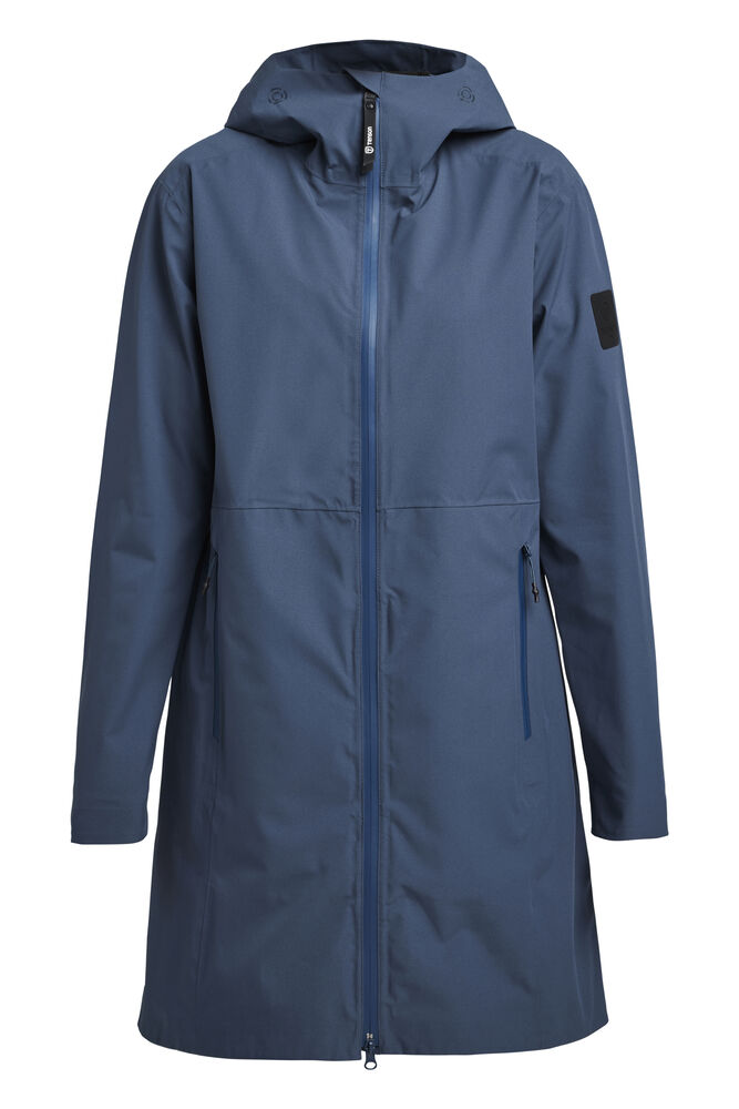 Tenson Misty Parka Women Regnfrakke Dame - Dark Blue -