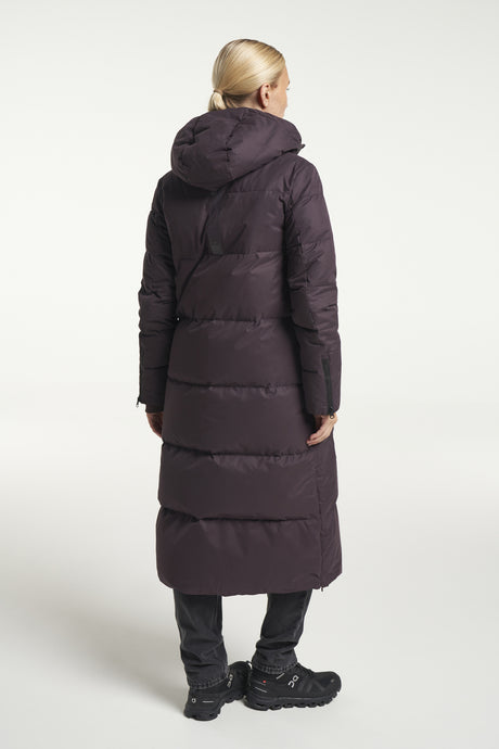 Tenson Shanna Down Coat 2.0 Women Dunfrakke Dame - Aubergine -