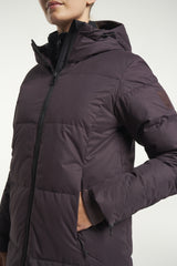 Tenson Shanna Down Coat 2.0 Women Dunfrakke Dame - Aubergine -