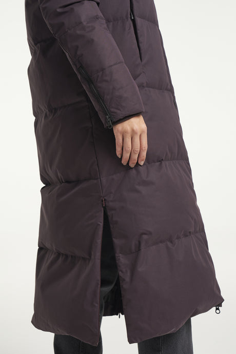Tenson Shanna Down Coat 2.0 Women Dunfrakke Dame - Aubergine -