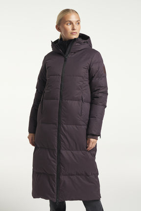 Tenson Shanna Down Coat 2.0 Women Dunfrakke Dame - Aubergine - Aubergine