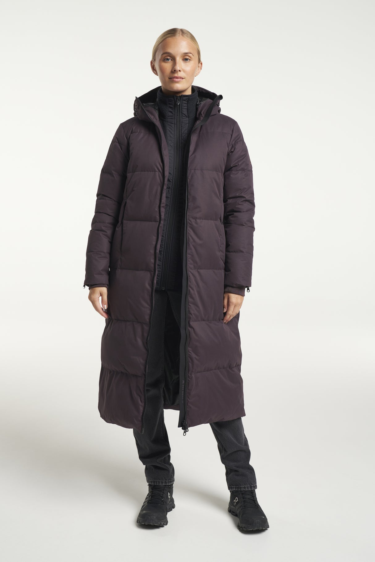 Tenson Shanna Down Coat 2.0 Women Dunfrakke Dame - Aubergine -