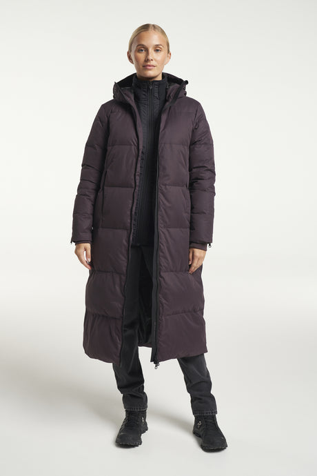 Tenson Shanna Down Coat 2.0 Women Dunfrakke Dame - Aubergine -