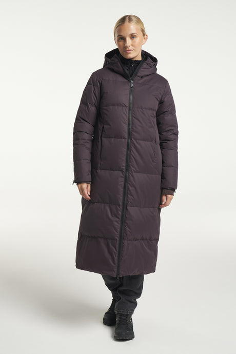 Tenson Shanna Down Coat 2.0 Women Dunfrakke Dame - Aubergine -