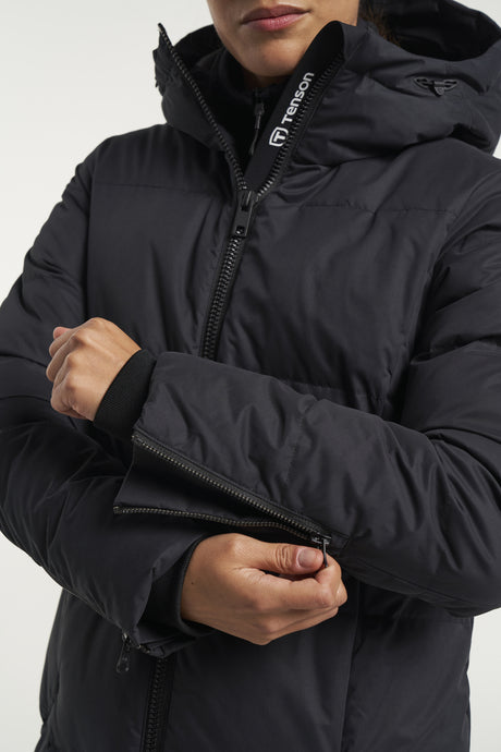 Tenson Shanna Down Coat 2.0 Women Dunfrakke Dame - Black -
