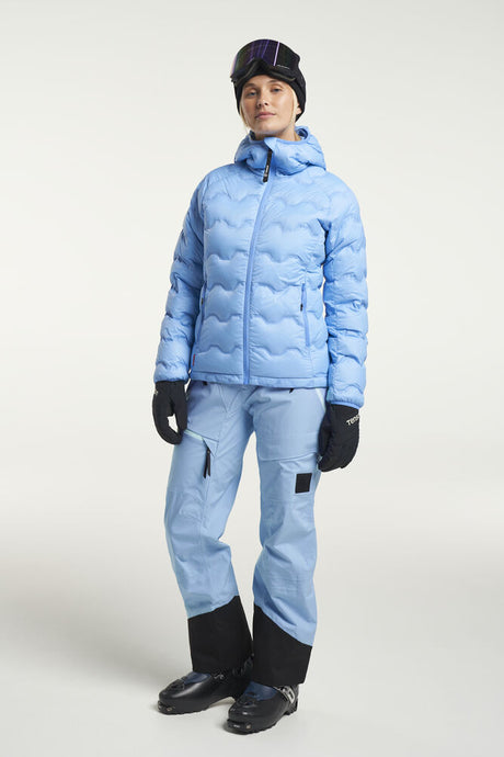 Tenson TXlite Shibui Hood Down Jakke Dame - Light Blue -