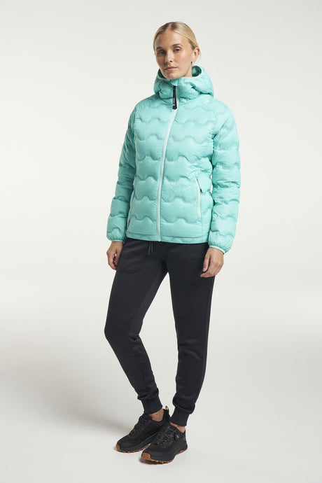 Tenson TXlite Shibui Hood Down Jakke Dame - Light Turquoise -