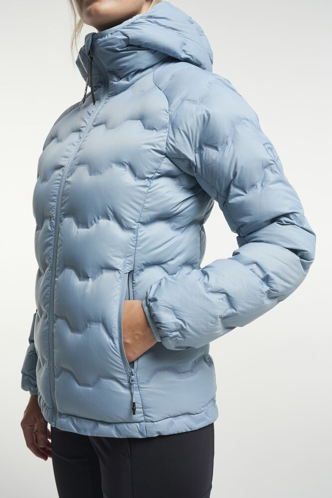 Tenson TXlite Shibui Hood Down Jakke Dame - Blue Grey -
