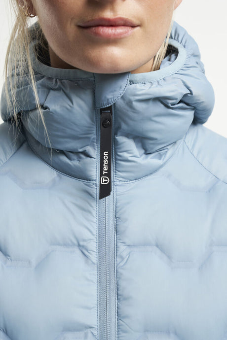 Tenson TXlite Shibui Hood Down Jakke Dame - Blue Grey -