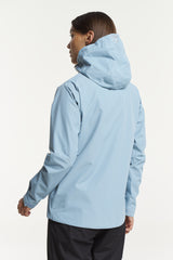 Tenson Winga Rain Jacket Women Regnjakke Dame - Blue Grey -