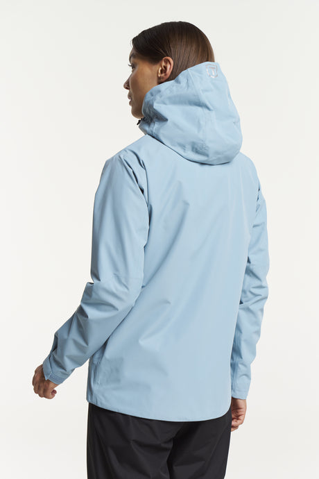 Tenson Winga Rain Jacket Women Regnjakke Dame - Blue Grey -