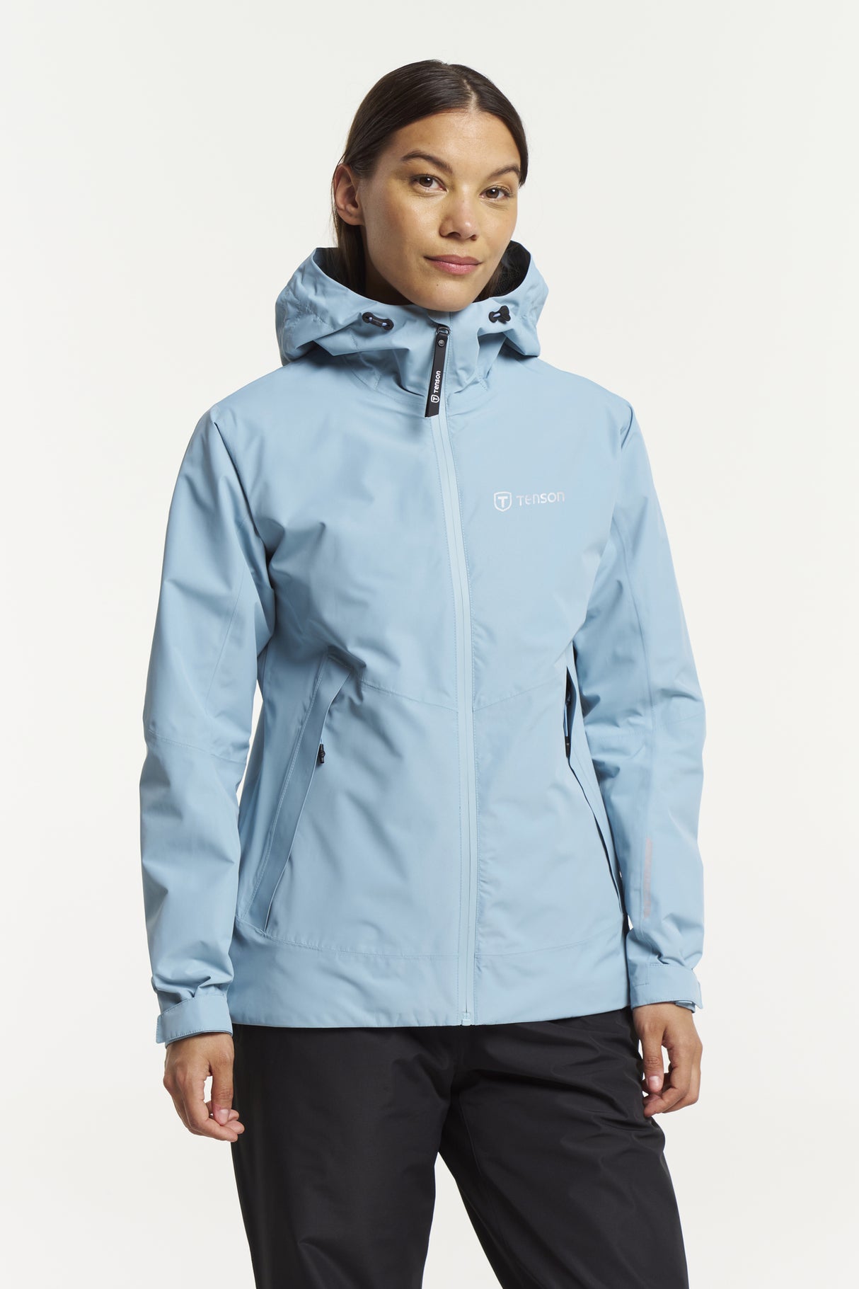 Tenson Winga Rain Jacket Women Regnjakke Dame - Blue Grey - Blue Grey