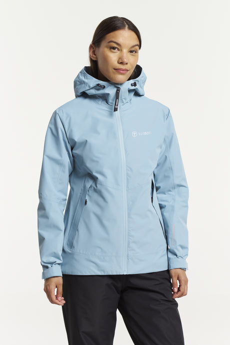 Tenson Winga Rain Jacket Women Regnjakke Dame - Blue Grey - Blue Grey