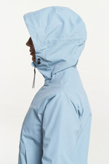 Tenson Winga Rain Jacket Women Regnjakke Dame - Blue Grey -