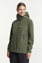 Tenson Winga Regnsæt Dame - Dark Olive / Black -