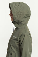 Tenson Winga Regnsæt Dame - Dark Olive / Black -
