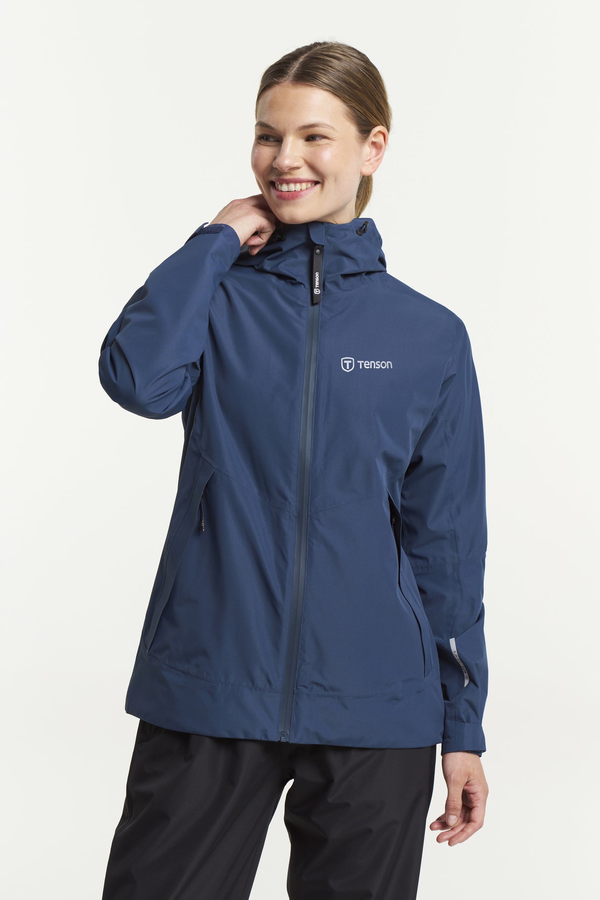Tenson Winga Rain Jacket Women Regnjakke Dame - Dark Blue - Dark Blue