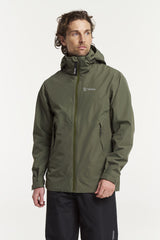 Tenson Winga Regnsæt Herre - Dark Olive / Black -