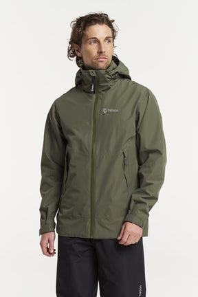 Tenson Winga Regnsæt Herre - Dark Olive / Black -