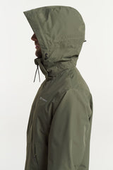 Tenson Winga Regnsæt Herre - Dark Olive / Black -