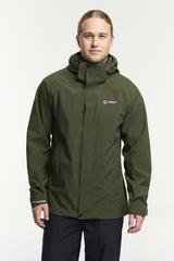 Tenson Biscaya Storm Jakke Herre - Dark Olive - Dark Olive