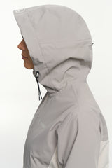 Tenson Winga Yoke Regnjakke Dame - Taupe -