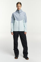 Tenson Winga Yoke Regnjakke Dame - Blue Grey -