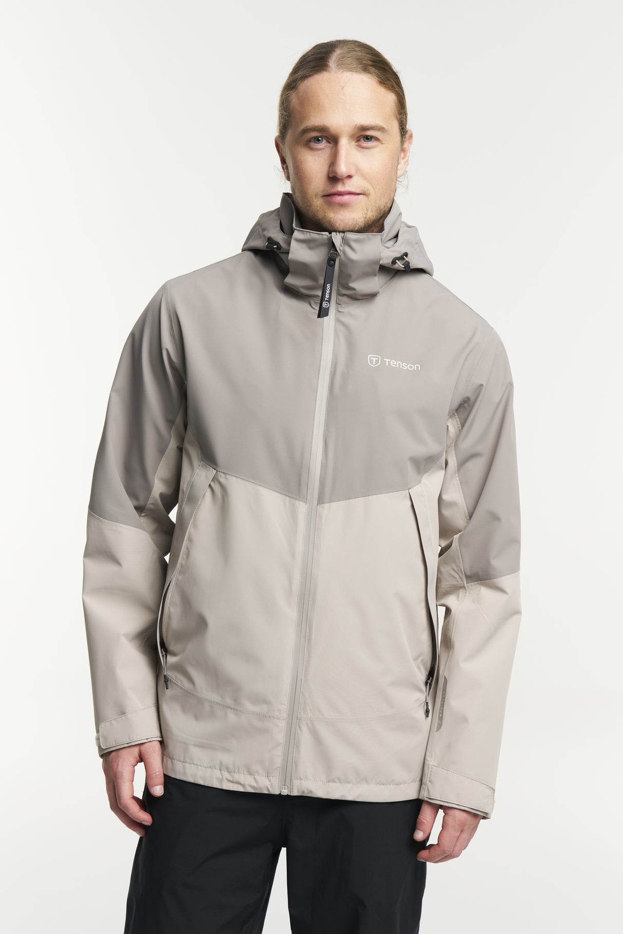 Tenson Winga Yoke Regnjakke Herre - Taupe - Taupe