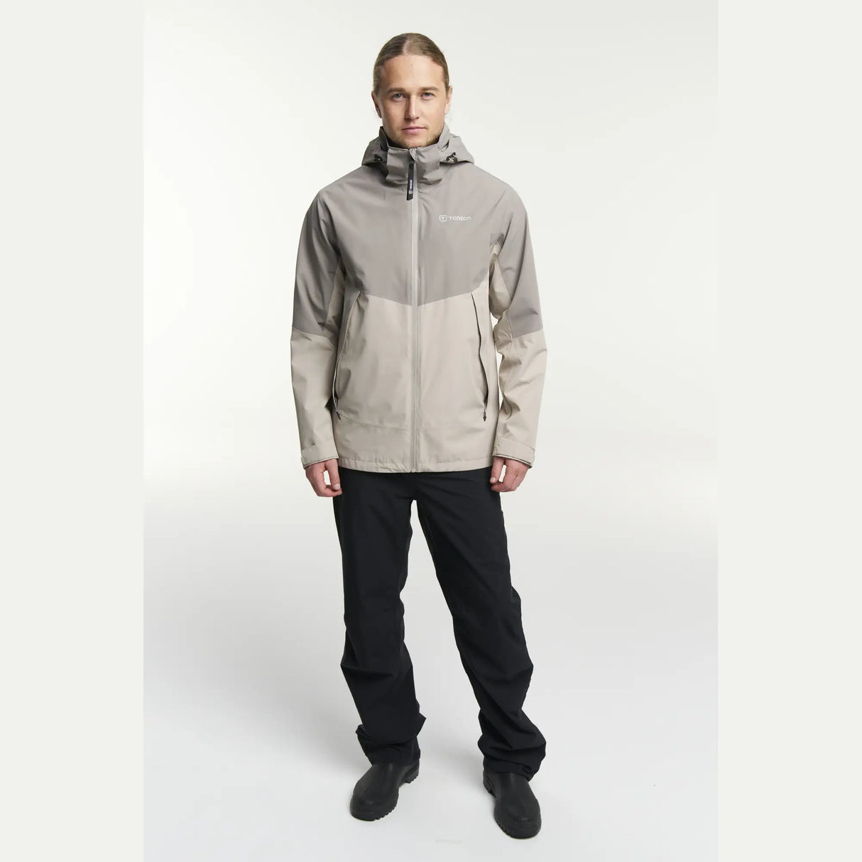 Tenson Winga Yoke Regnsæt Herre - Taupe / Black - 3XL