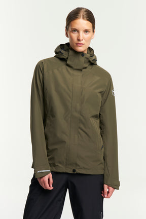 Tenson Westing Regnjakke Dame - Olive - Olive