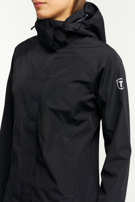 Tenson Westing Regnjakke Dame - Black -