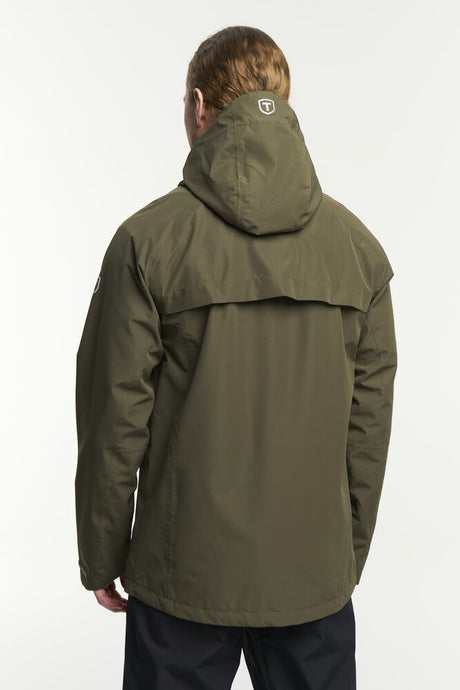 Tenson Westing Regnjakke Herre - Olive -