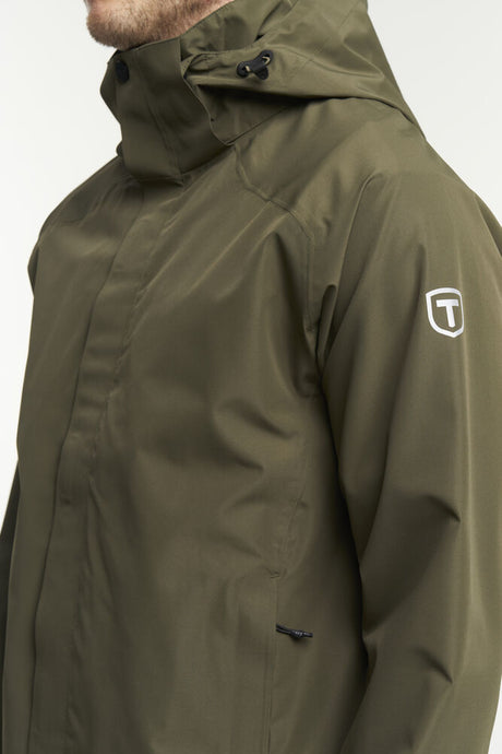 Tenson Westing Regnjakke Herre - Olive -