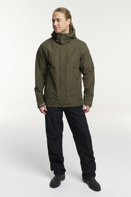 Tenson Westing Regnjakke Herre - Olive -