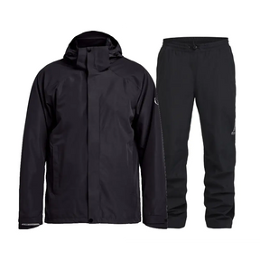 Tenson Westing Regnsæt Herre - Black / Black - 4XL