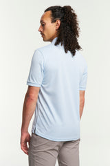 Tenson TXlite Melange Polo Men - Light Blue -