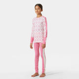 Helly Hansen Juniors' Graphic LIFA® Merino Base Layer Set Skiundertøj Børn - Sugar Pink -