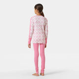 Helly Hansen Juniors' Graphic LIFA® Merino Base Layer Set Skiundertøj Børn - Sugar Pink -