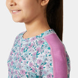 Helly Hansen Juniors' Graphic LIFA® Merino Base Layer Set Skiundertøj Børn - Meta Pink