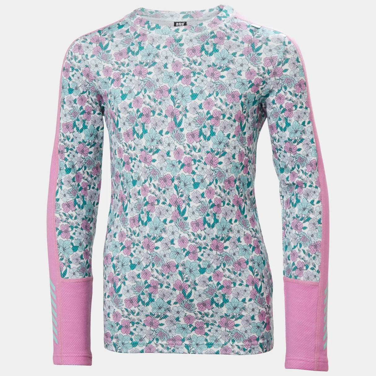 Helly Hansen Juniors' Graphic LIFA® Merino Base Layer Set Skiundertøj Børn - Meta Pink