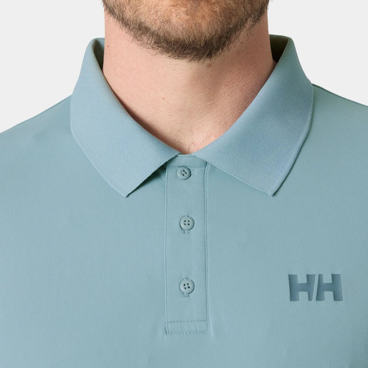 Helly Hansen Men's LIFA® Active Solen Short Sleeve Polo - Windy Blue -