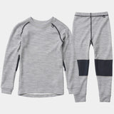 Helly Hansen Kids' HH LIFA® Merino Base Layer Set Skiundertøj Børn - Grey Melange